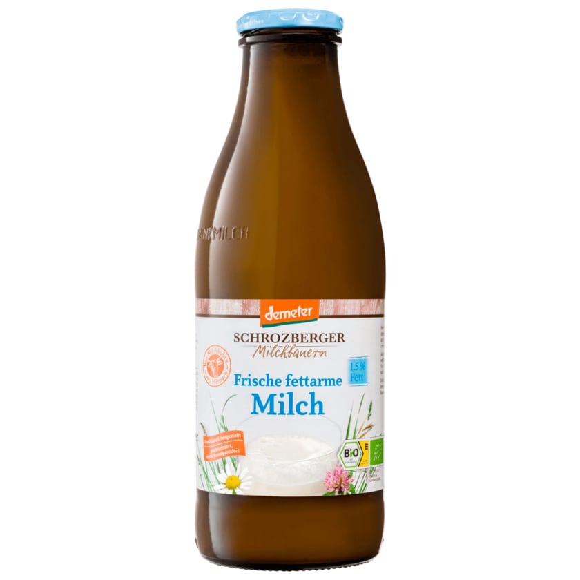 Schrozberg Bio frische fettarme Milch 1,5% 1l